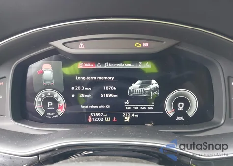 2021 Audi Q7 Premium 45 Tfsi Quattro Tiptronic из США, поврежденный, VIN WA1AJAF71MD033688